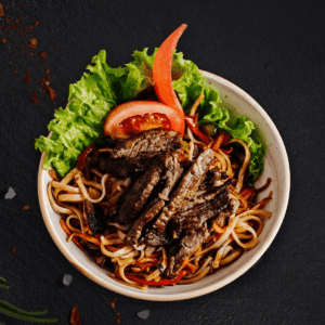 Beef Hakka Noodles (Thin)