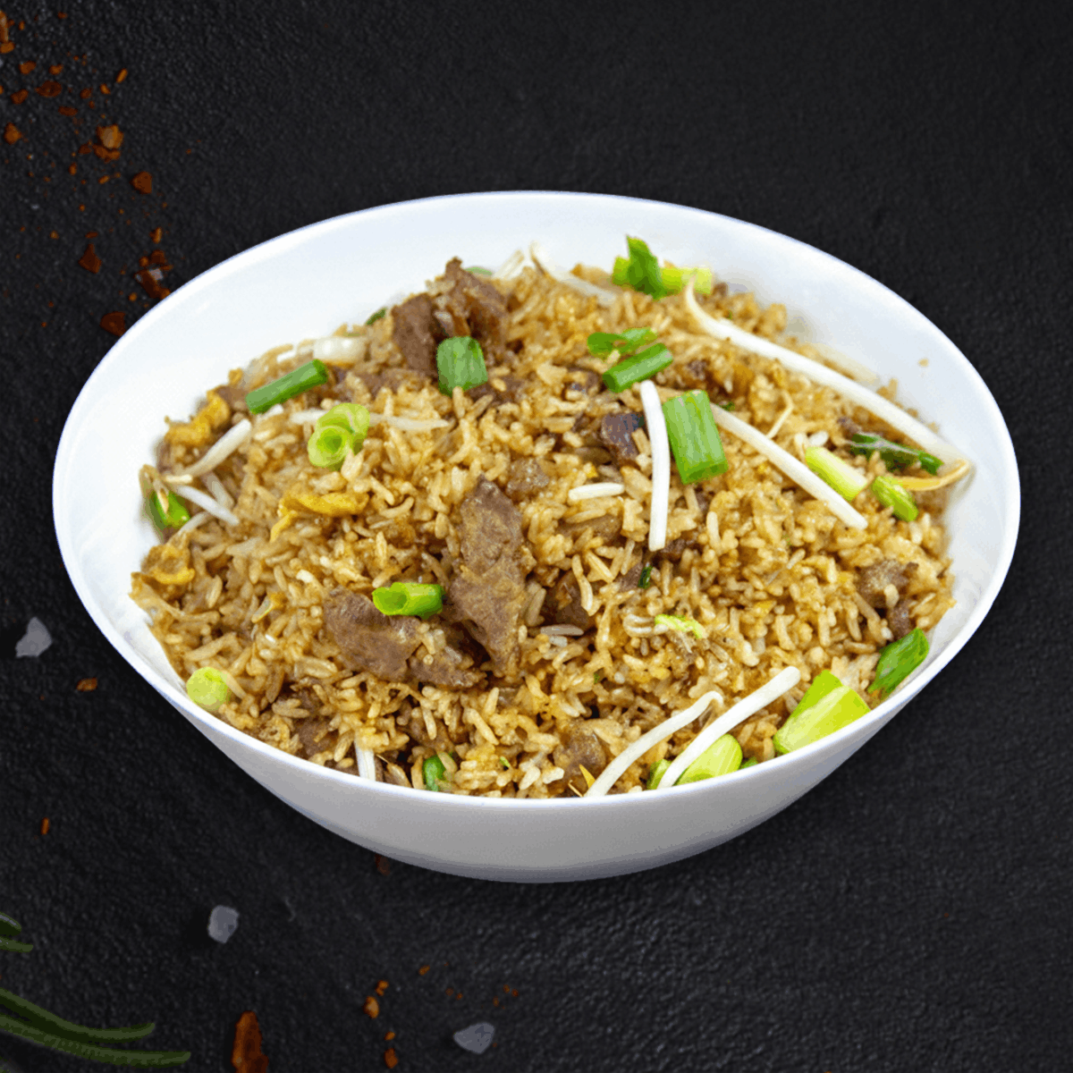 Singapore Beef Fried Rice