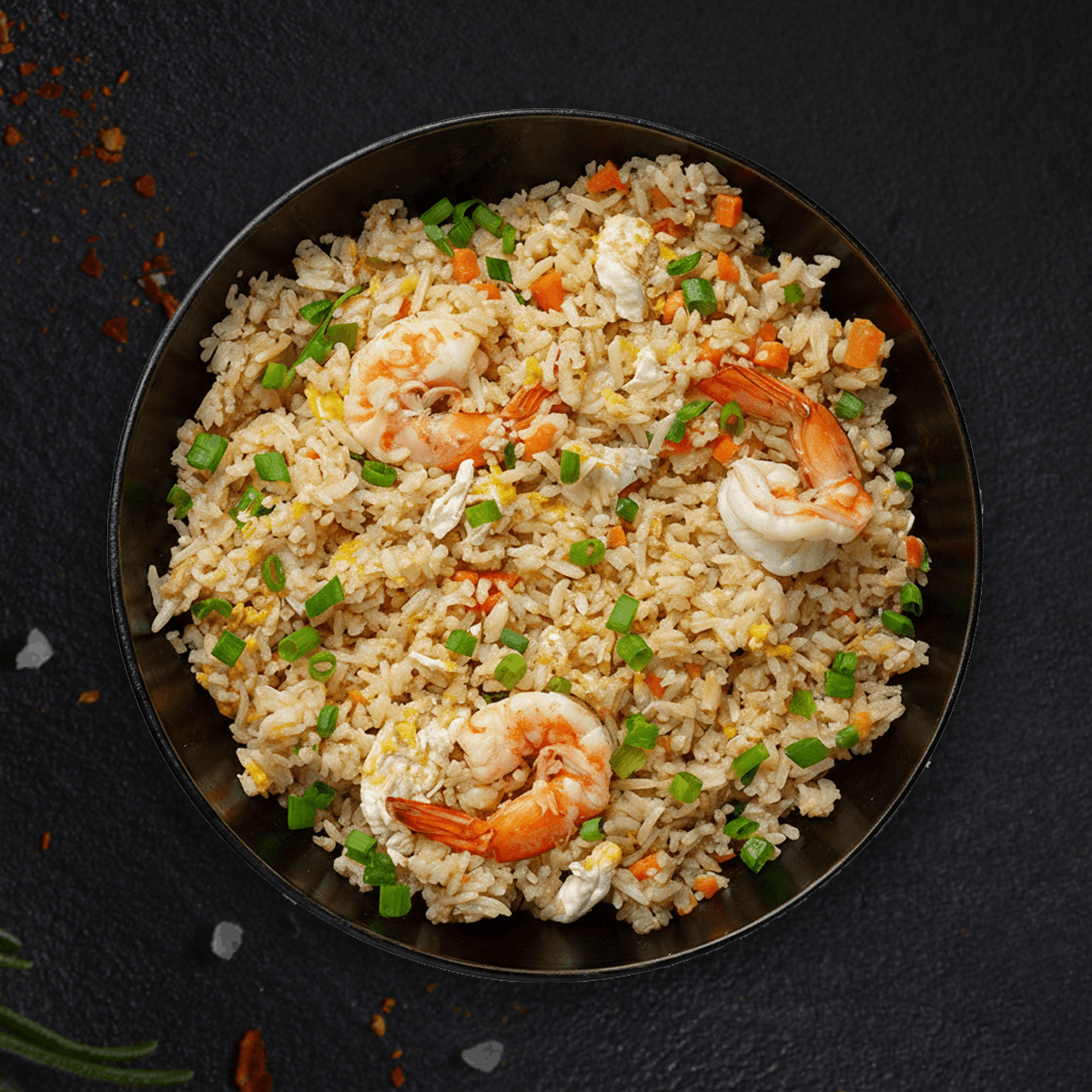 Singapore Shrimp Fried Rice